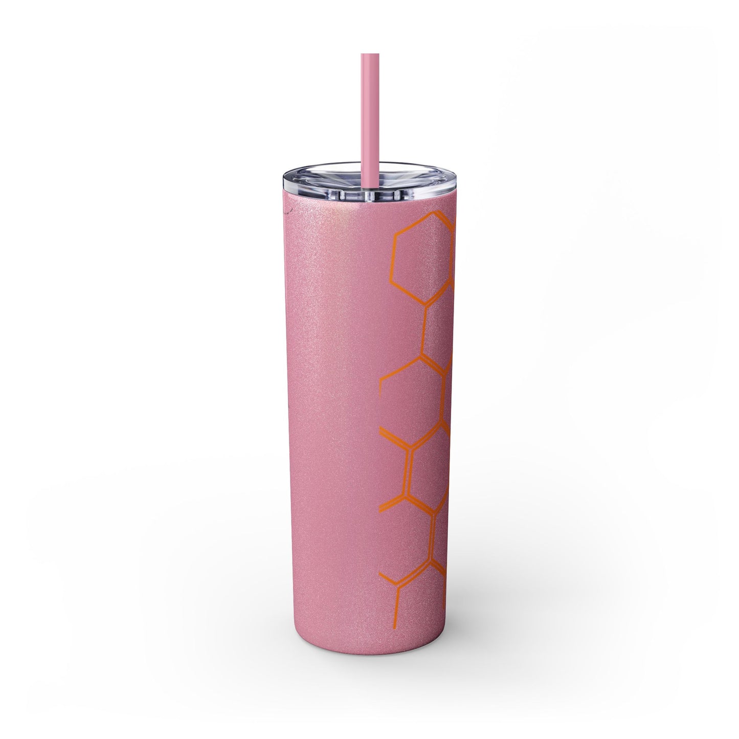 Bee Yourself Skinny Tumbler with Straw, 20oz