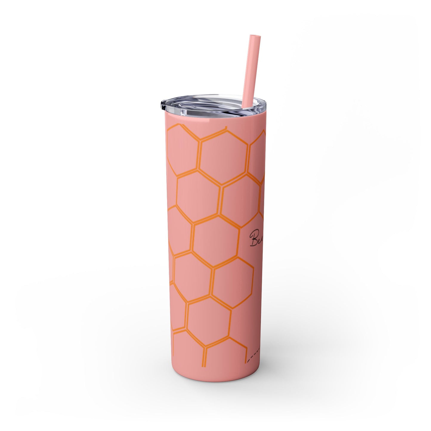 Bee Yourself Skinny Tumbler with Straw, 20oz