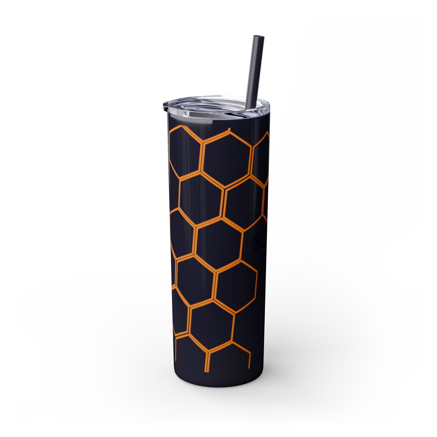 Bee Yourself Skinny Tumbler with Straw, 20oz