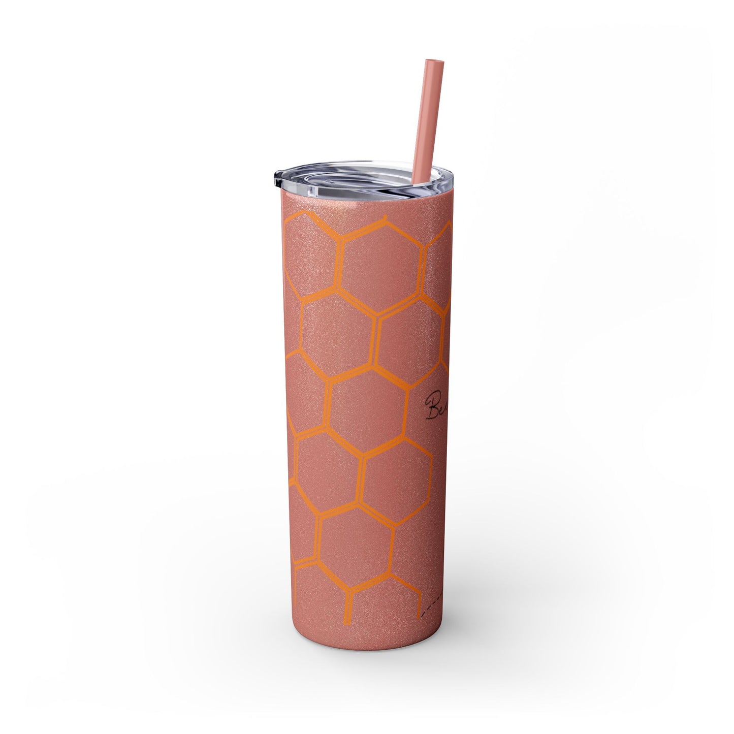 Bee Yourself Skinny Tumbler with Straw, 20oz