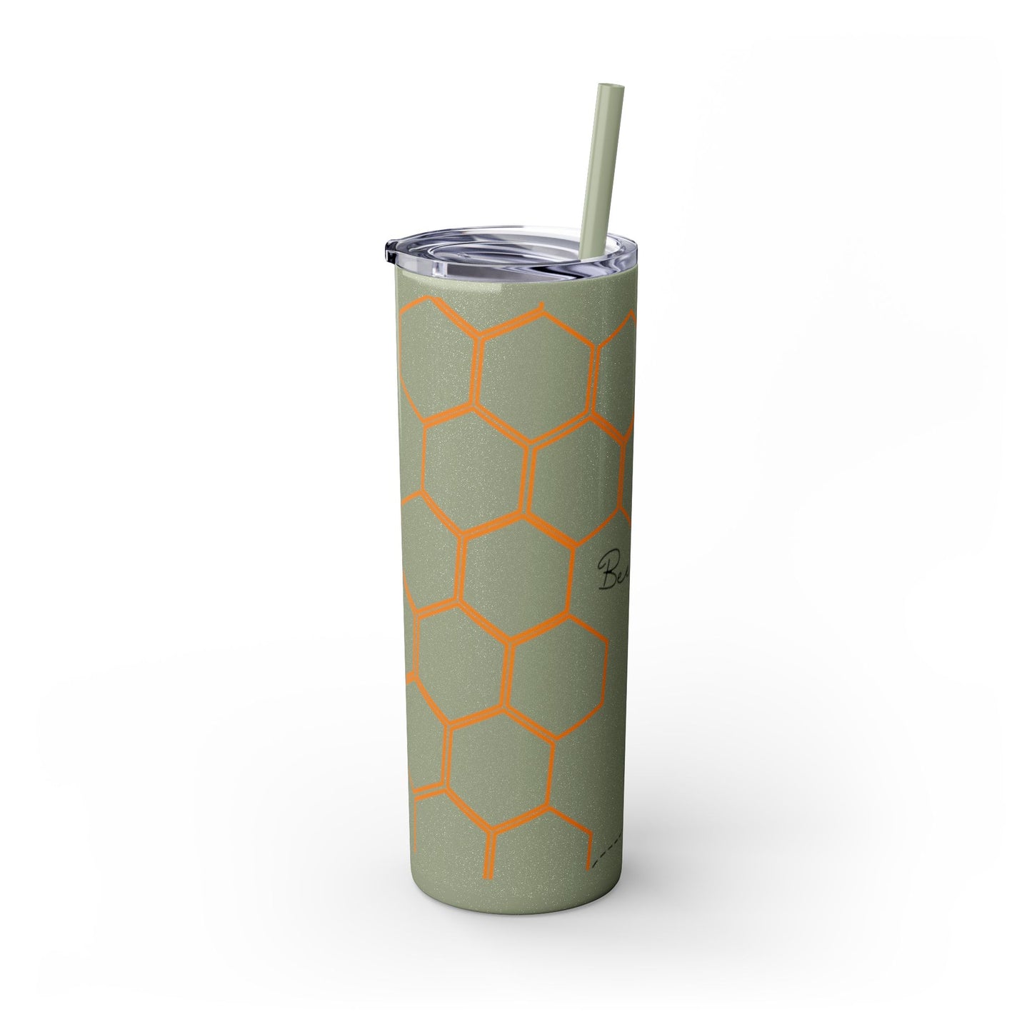 Bee Yourself Skinny Tumbler with Straw, 20oz