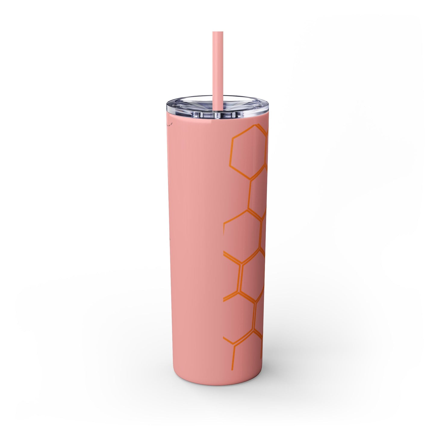 Bee Yourself Skinny Tumbler with Straw, 20oz