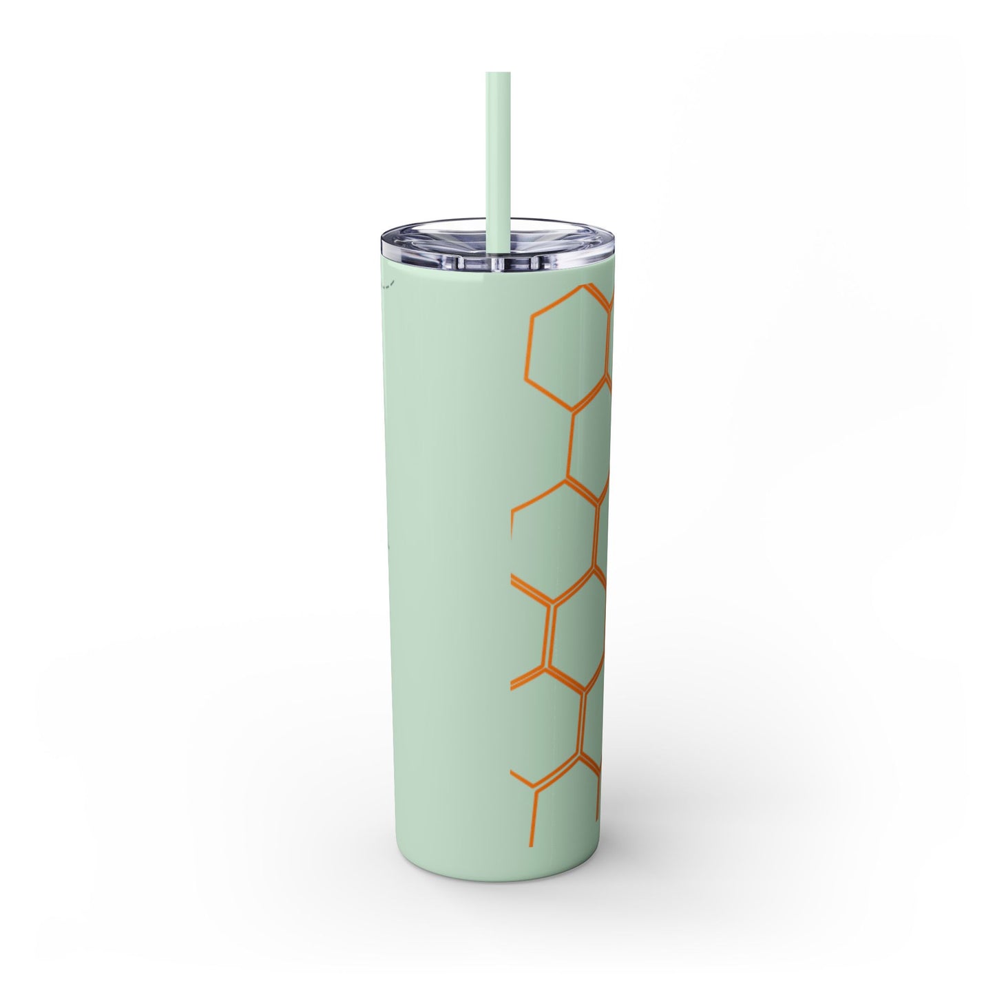 Bee Yourself Skinny Tumbler with Straw, 20oz