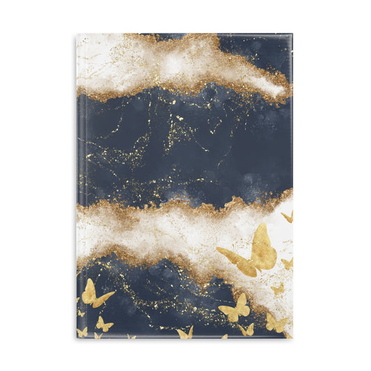 Elegant Butterfly Hardcover Notebook - Puffy Cover Design