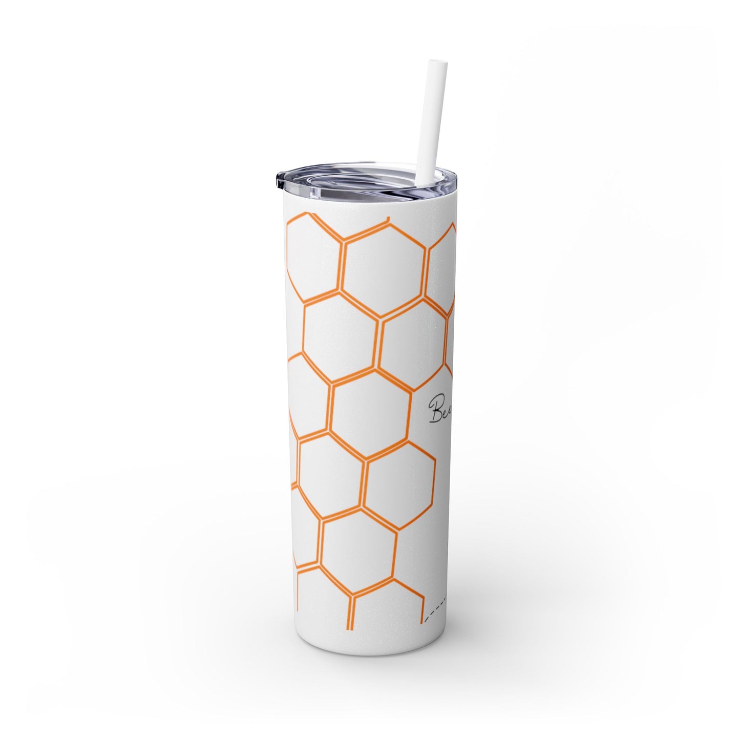 Bee Yourself Skinny Tumbler with Straw, 20oz